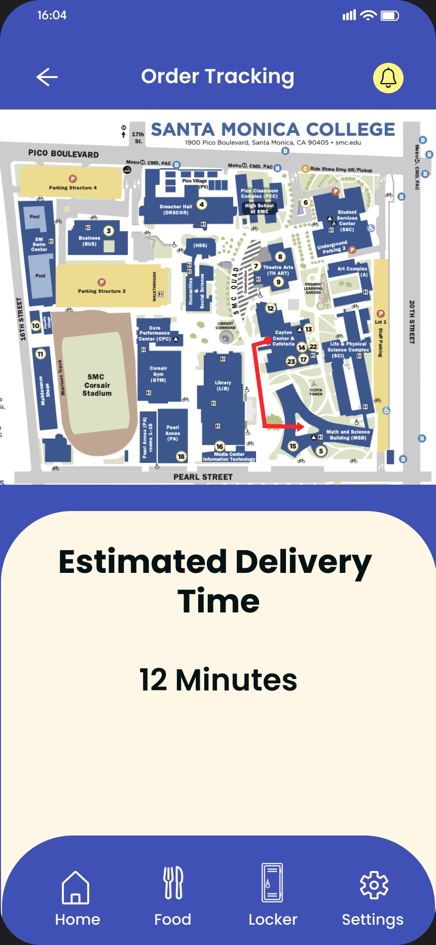 Track delivery
