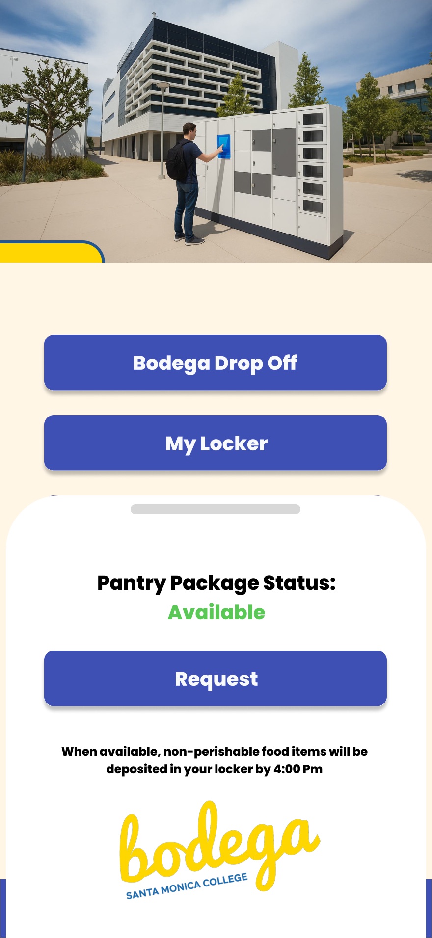 Pantry pickup