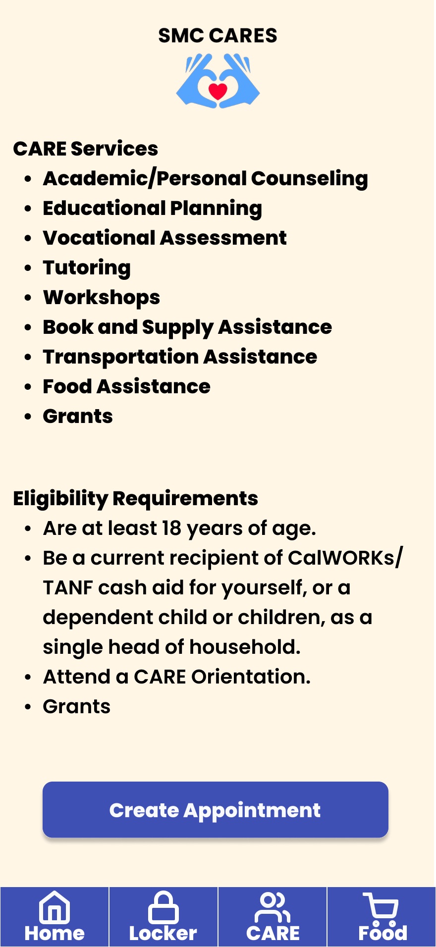 CARE services